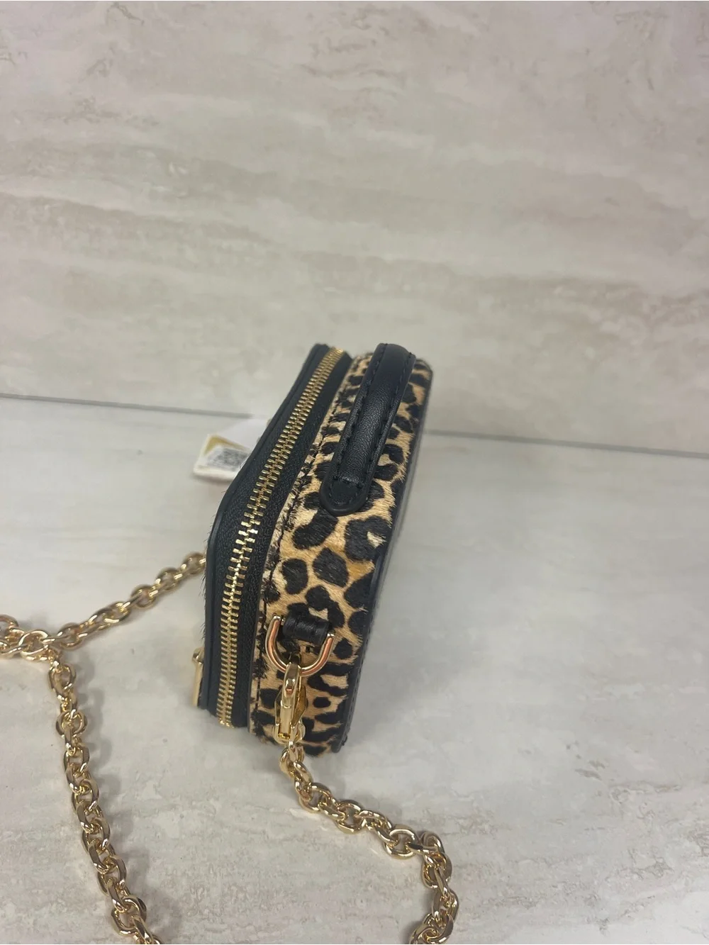Michael Kors Estelle Micro Trunk Crossbody  Wallet On A Chain Card Case